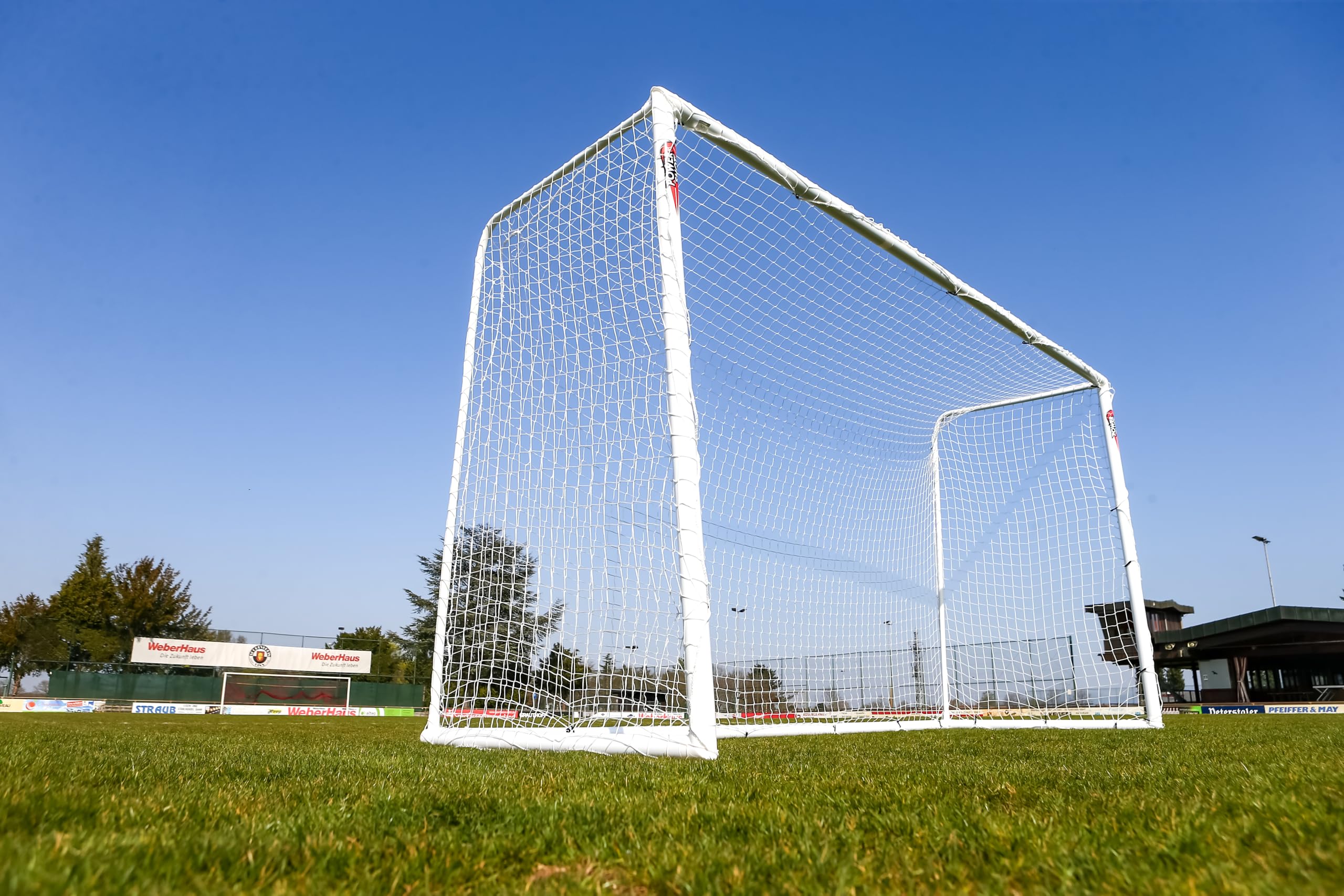 Portería de fútbol POWERSHOT ® Pro 5 x 2m PVC y Anti-UV. 2 AÑOS de garantía en la Estructura! Opciones