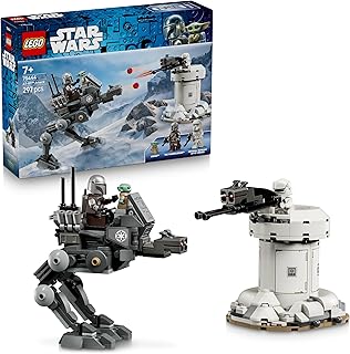 LEGO Star Wars 75444 AT-RT Aanval Bouwbaar Speelgoed voor Kinderen met Imperial Walker, Toren, The Mandalorian Minifiguur en Grogu Figuur - Cadeau voor Jongens, Meisjes en Fans vanaf 7 Jaar