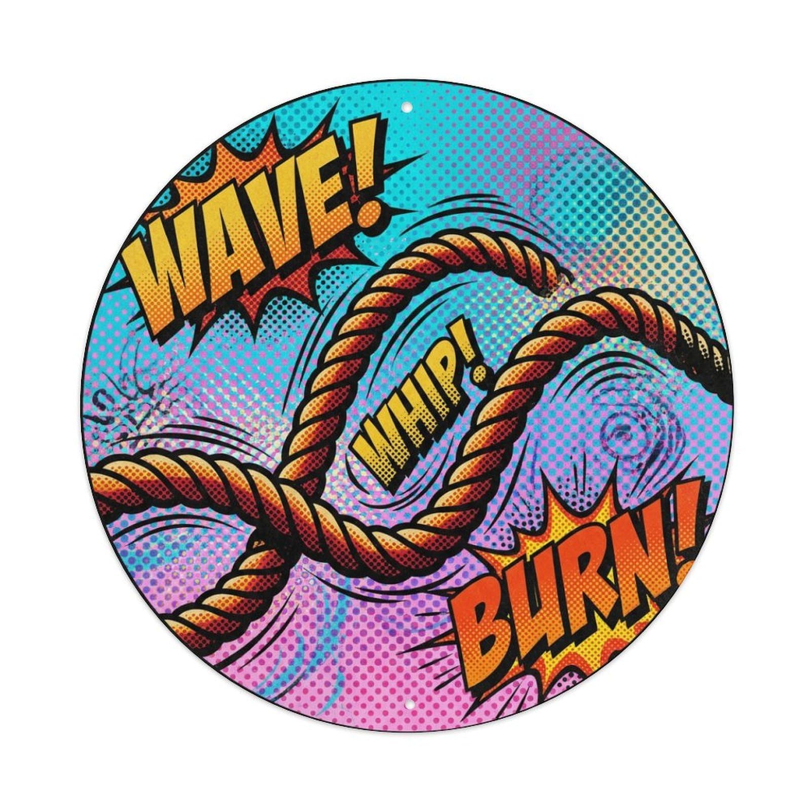 Fyrn Style Metal Tin Sign Gym Fitness Workout Motivation Exercise Blaze