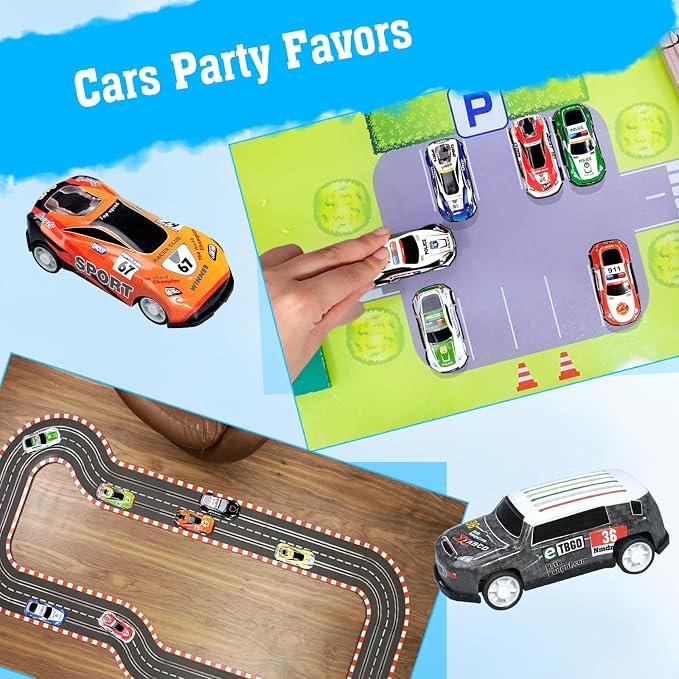 240 autos mini pull back para niños multicolor miniatura 6
