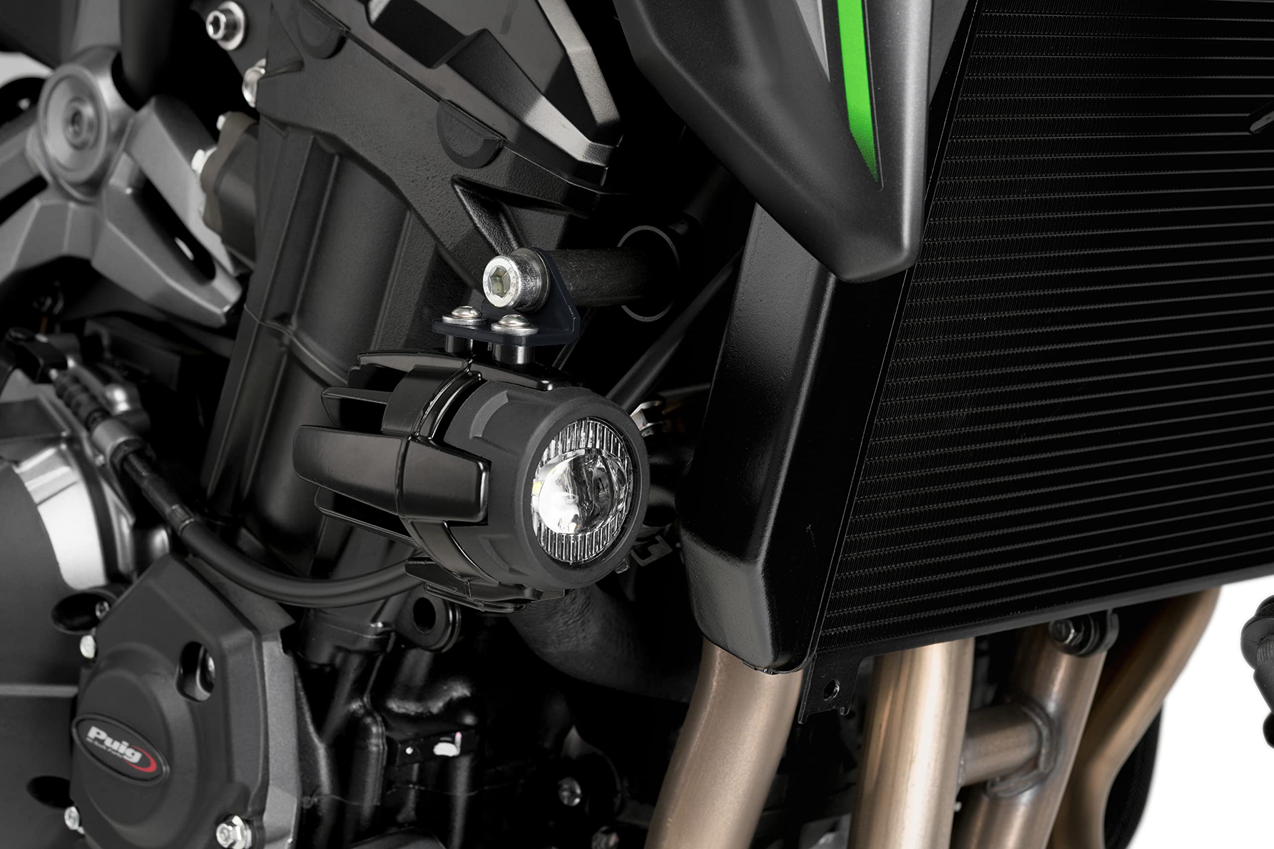 Puig 3489N Recambio - Caballetes de moto con componentes resistentes para mantenimiento y prolongación de la vida útil, Negro