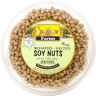 Setton Farms Roasted Salted Soynuts (Dried Soybeans), 14 Oz - Kosher Parve, Crunchy Protein Snack