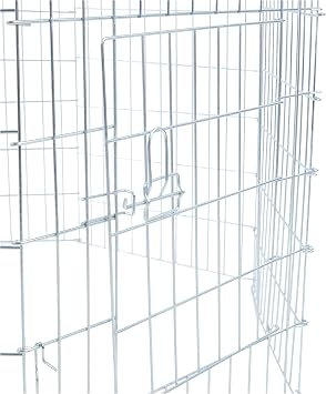 Natura Trixie 3954 Outdoor Run for Puppies Galvanised 61 91 cm