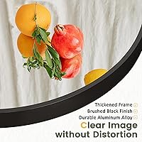 Vista 3 de NeuType Espejo arqueado de longitud completa, 71 x 32 pulgadas, espejo grande de cuerpo completo con marco de metal de aluminio, protección contra