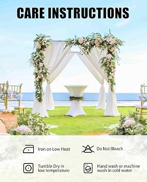 Cocktail Table Covers - 2 Pack 32x43 Inch Table Cloth - Black