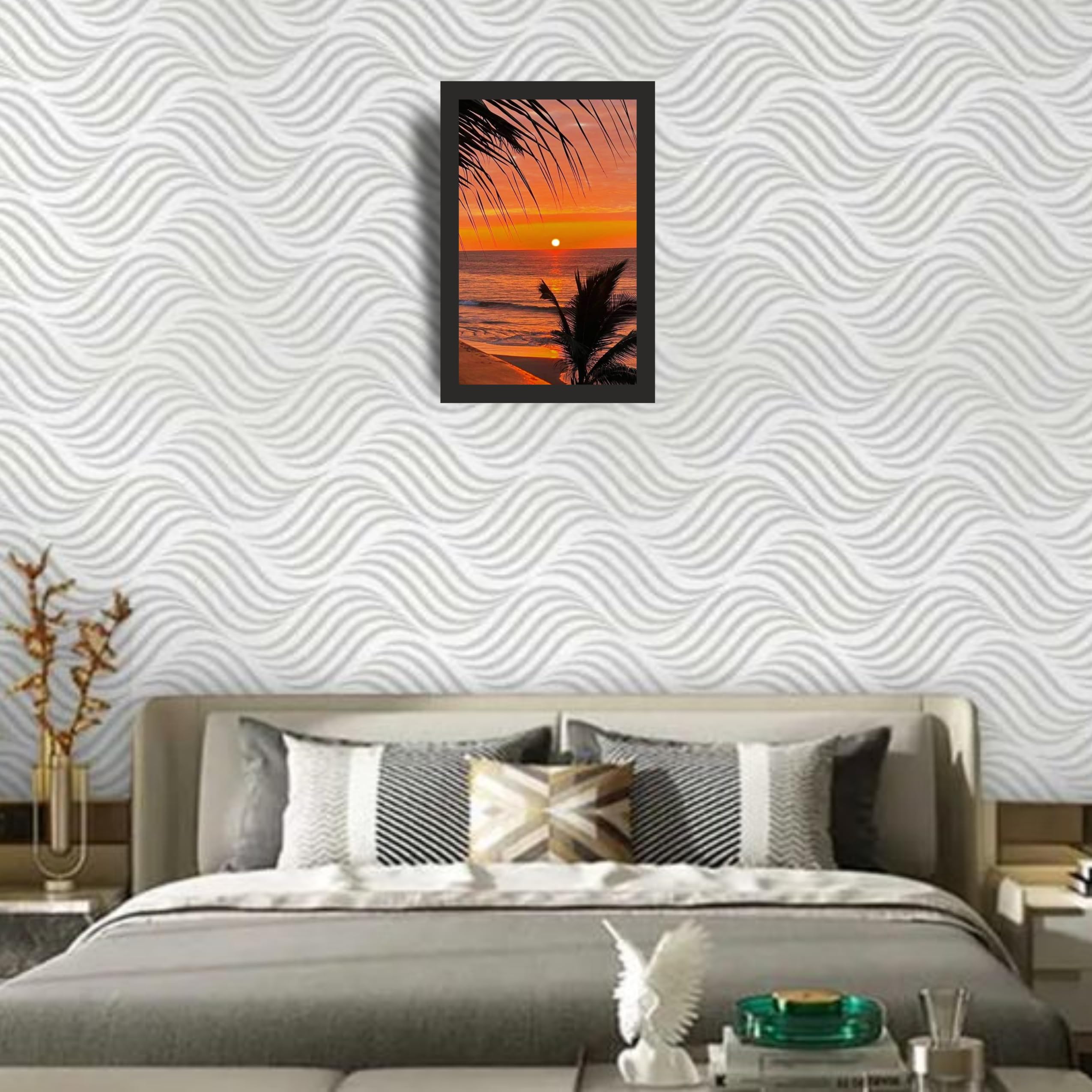 Tropical Beach Sunset Wall Art