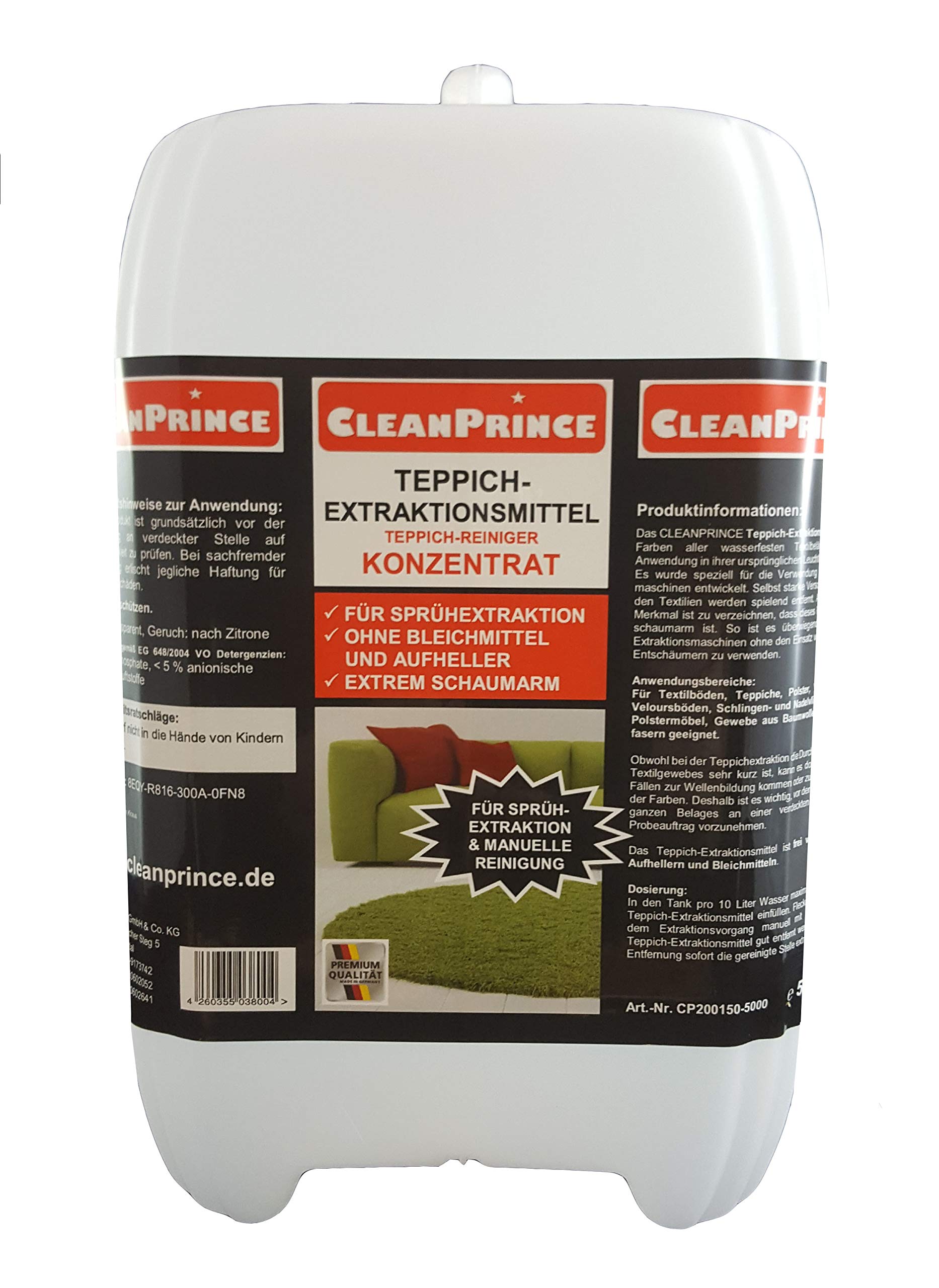 Extractor de alfombras concentrado 10 litros | Limpiador de alfombras