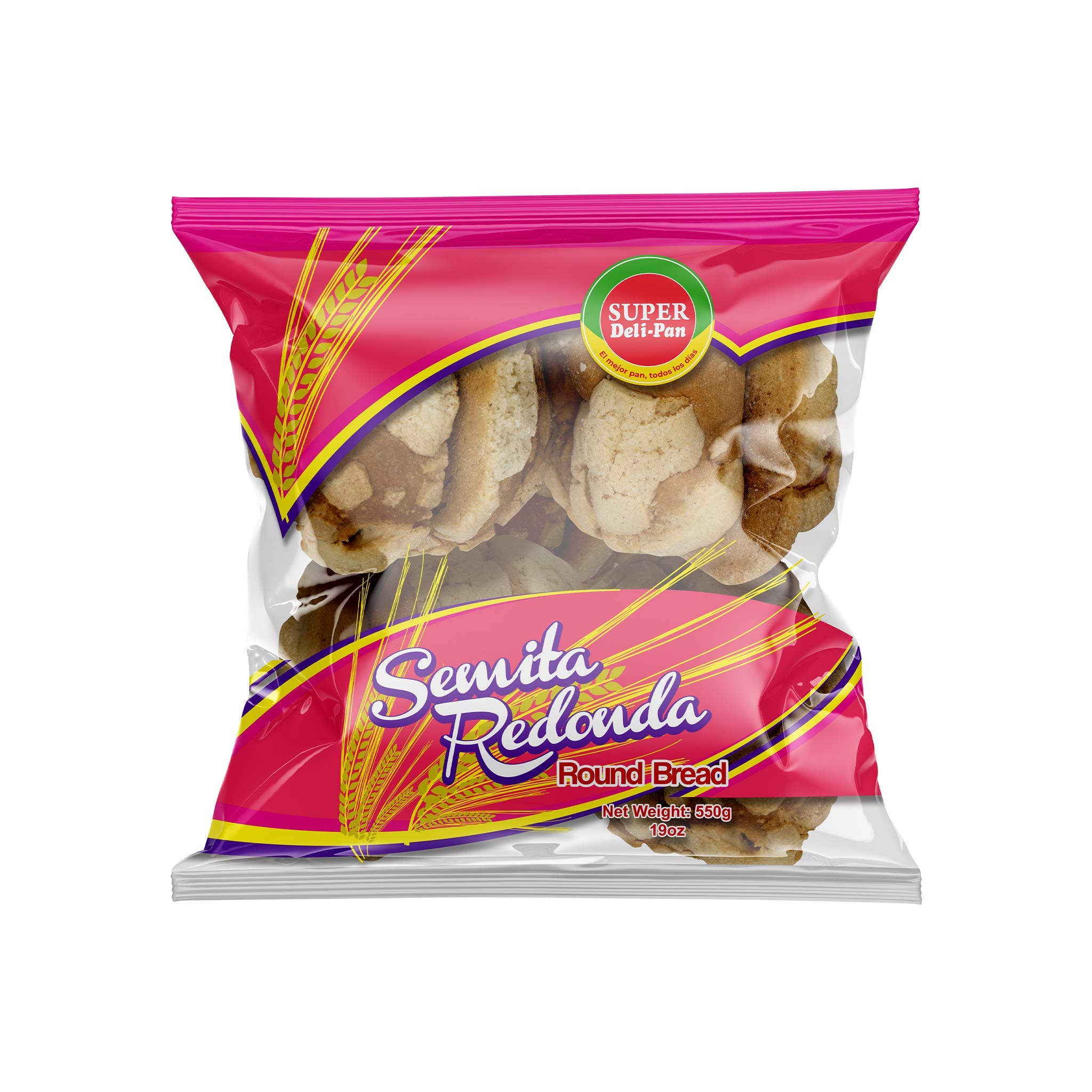 Super Deli Pan Semita Redonda 19oz / Sweet Round Bread 19oz (3)