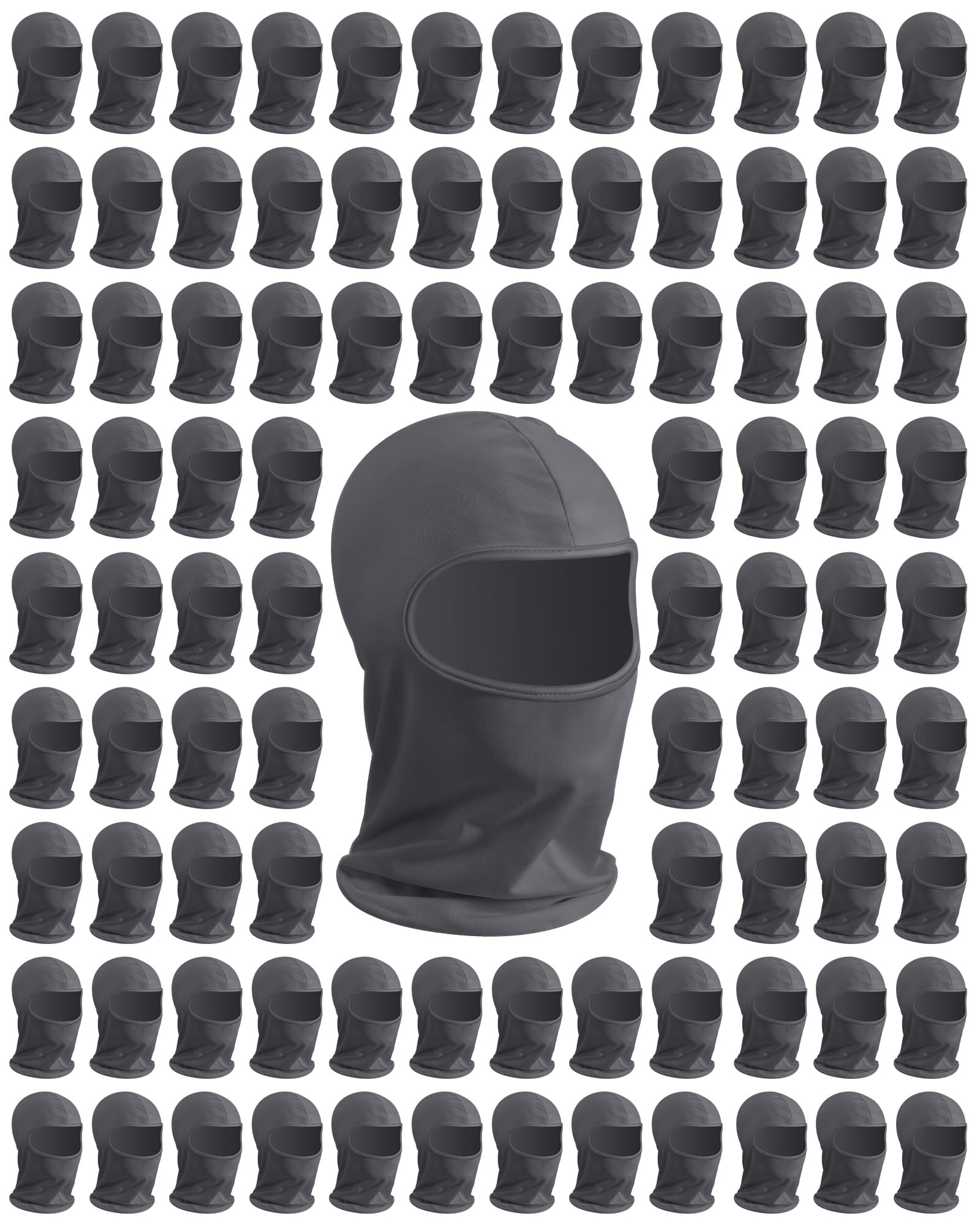 Panitay 200 Pack Spray Sock Head Socks Painters Hood Mask,Dark Gray
