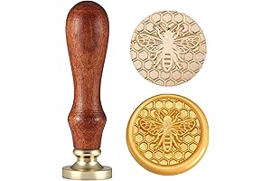 Bee & Honeycomb Wax Seal Stamp