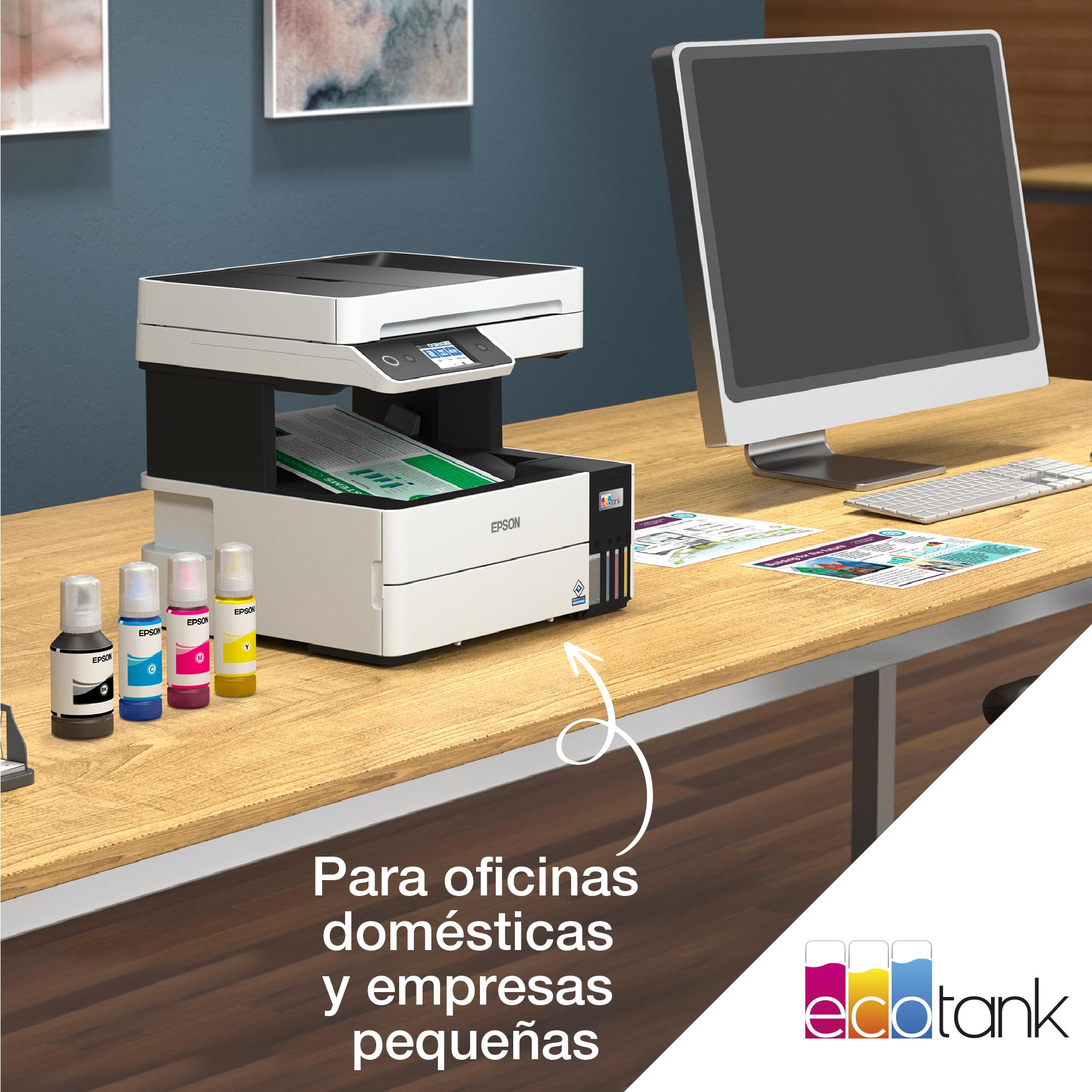 Impresora multifunción EcoTank ET-5150 A4 con depósito de tinta, conexión Wi-Fi