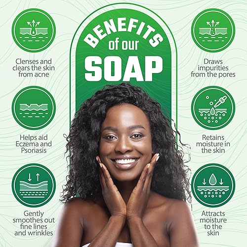 Miniatura 4 de TrueSeaMoss Jabón desintoxicante de musgo marino, jabón totalmente natural con café, vainilla, coco y miel de avena, suave para la piel sensible