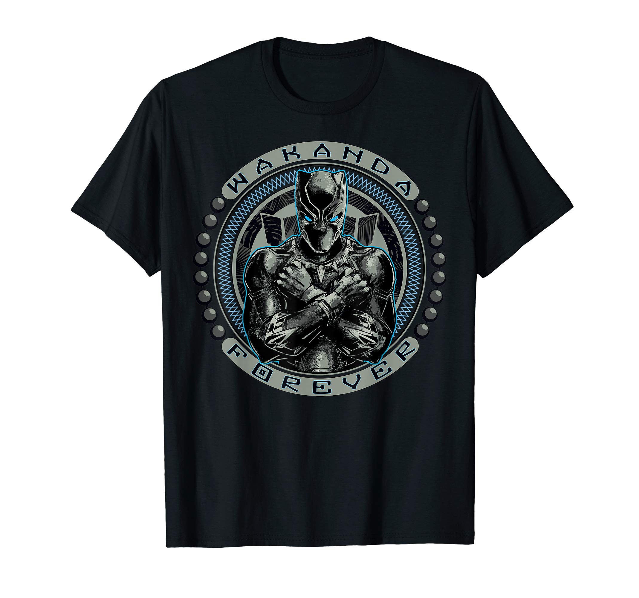MarvelBlack Panther Circle Bead Logo Graphic T-Shirt