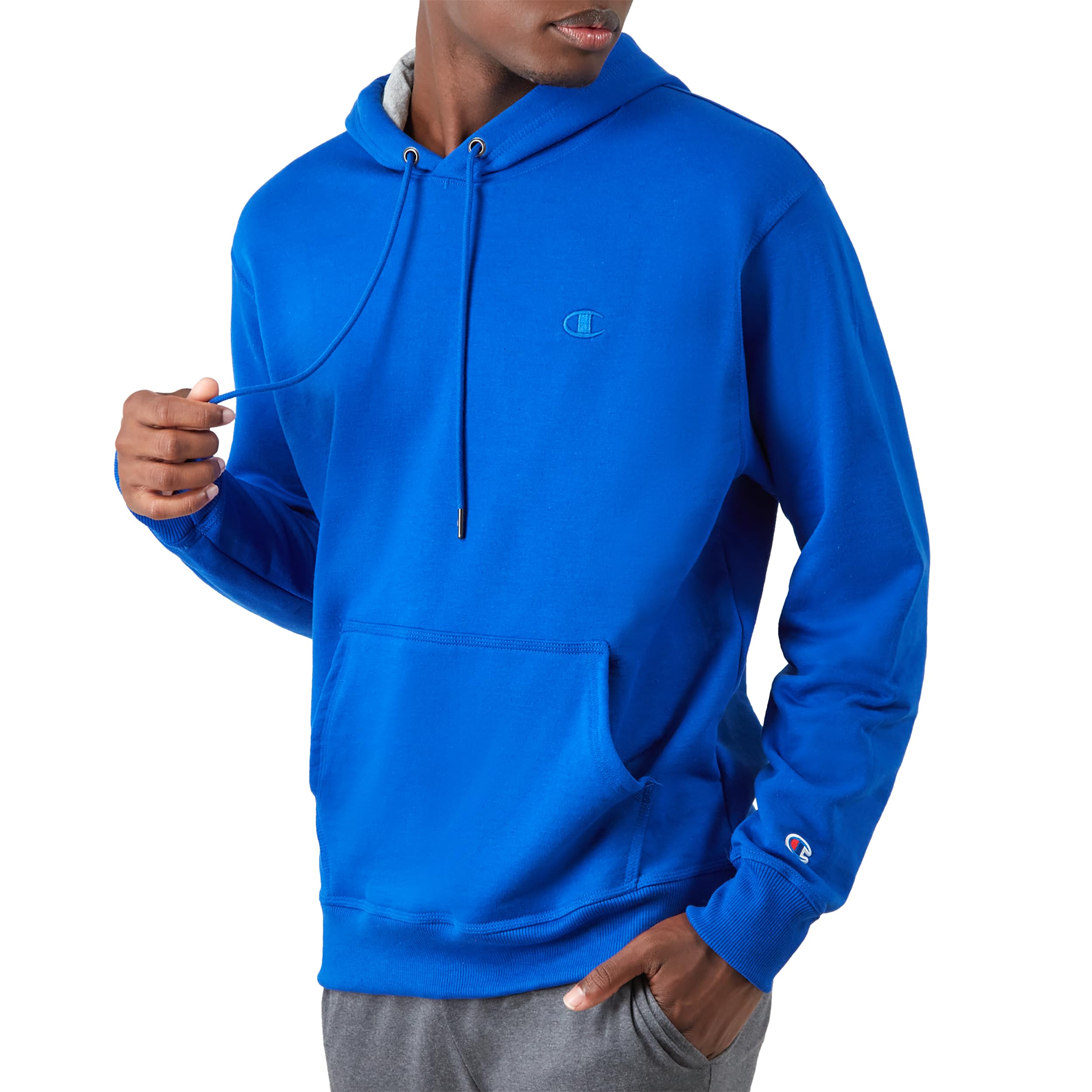Champion Powerblend - Sudadera con Capucha para Hombre Multicolor (Surf The Web). L