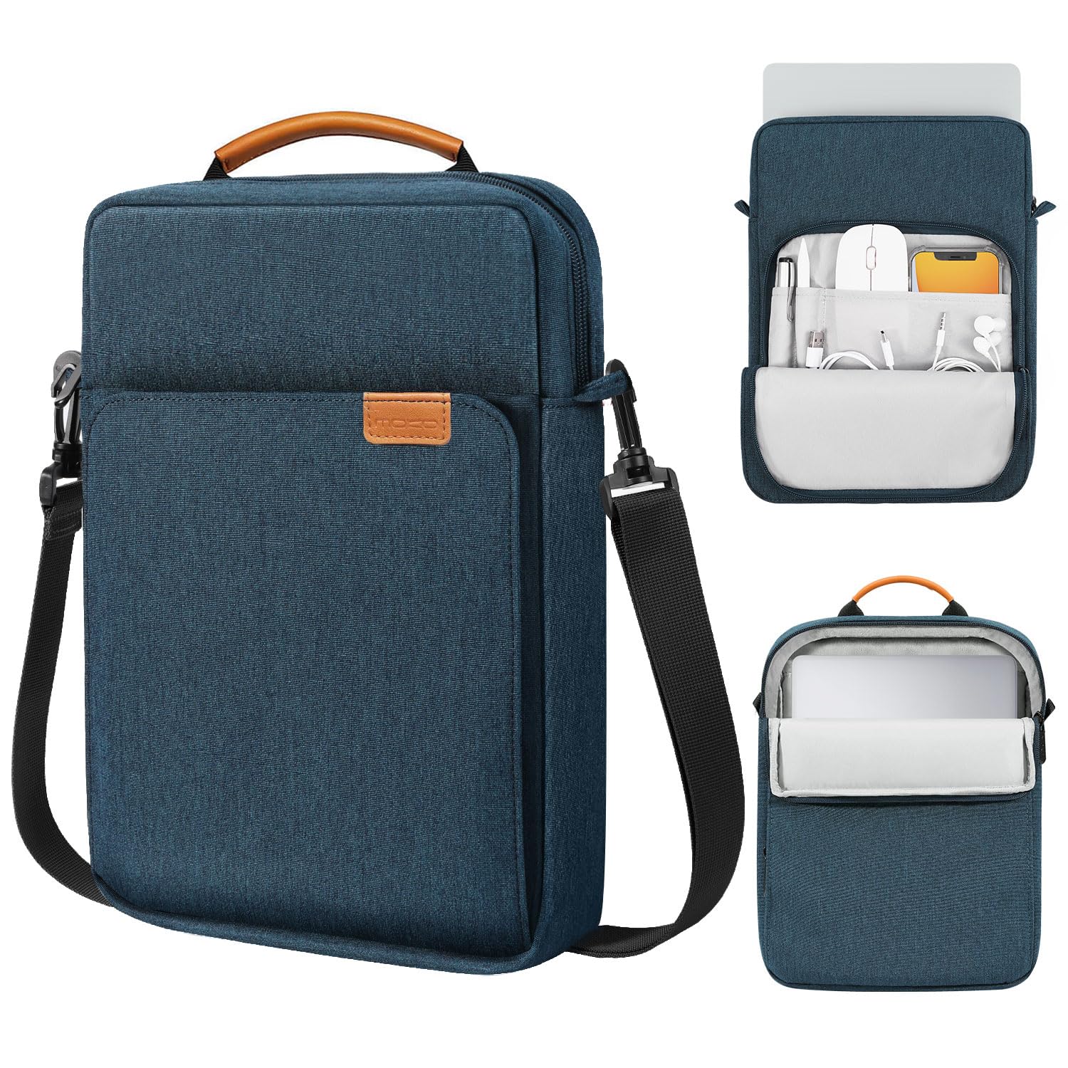 MoKo 13 Inch Tablet Sleeve Bag, Fits with 13 Inch New iPad Pro M5 & Air M3 2025,iPad Pro 12.9 M2&M1,Surface Laptop Go 12.4,Galaxy Tab S8+/S9+ 12.4,