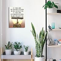 Vista 2 de Ploceiny Ant Motivational Wall Art - Inspiring Canvas Decor for Living Room, Kitchen,Laundry room, bathroom, Bedroom,Office Wall Art & Decor