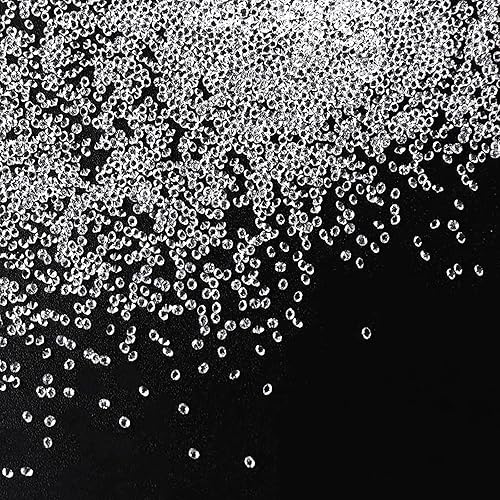 Miniatura 4 de 8000 piezas de diamantes de imitación transparentes para uñas de 0.047 in, cristales de polvo de Pixie para uñas, pequeñas piedras preciosas,