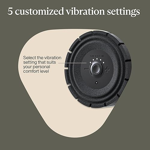 Miniatura 5 de TheraGun Therabody WaveRoller - Rodillo de espuma de alta densidad para cuerpo y músculos grandes. Bluetooth habilitado con 5 frecuencias de