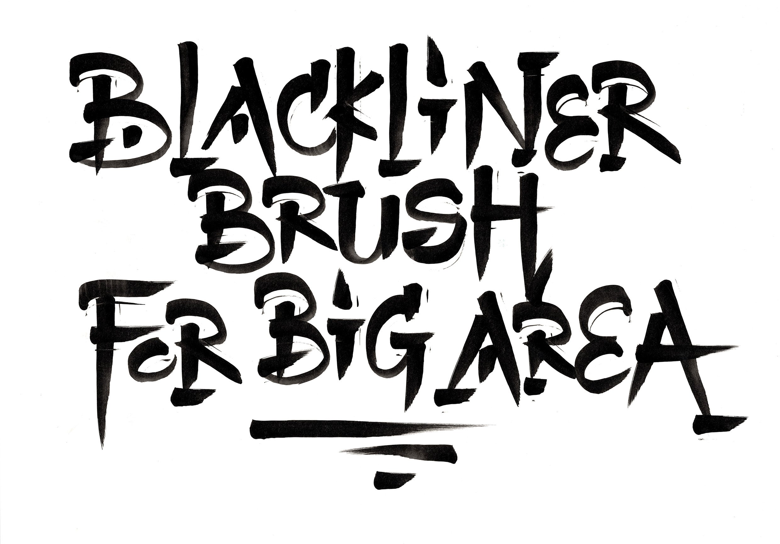 Molotow Brush MO703212 Marker Pędzelkowy, Czarny, 3 sztuki