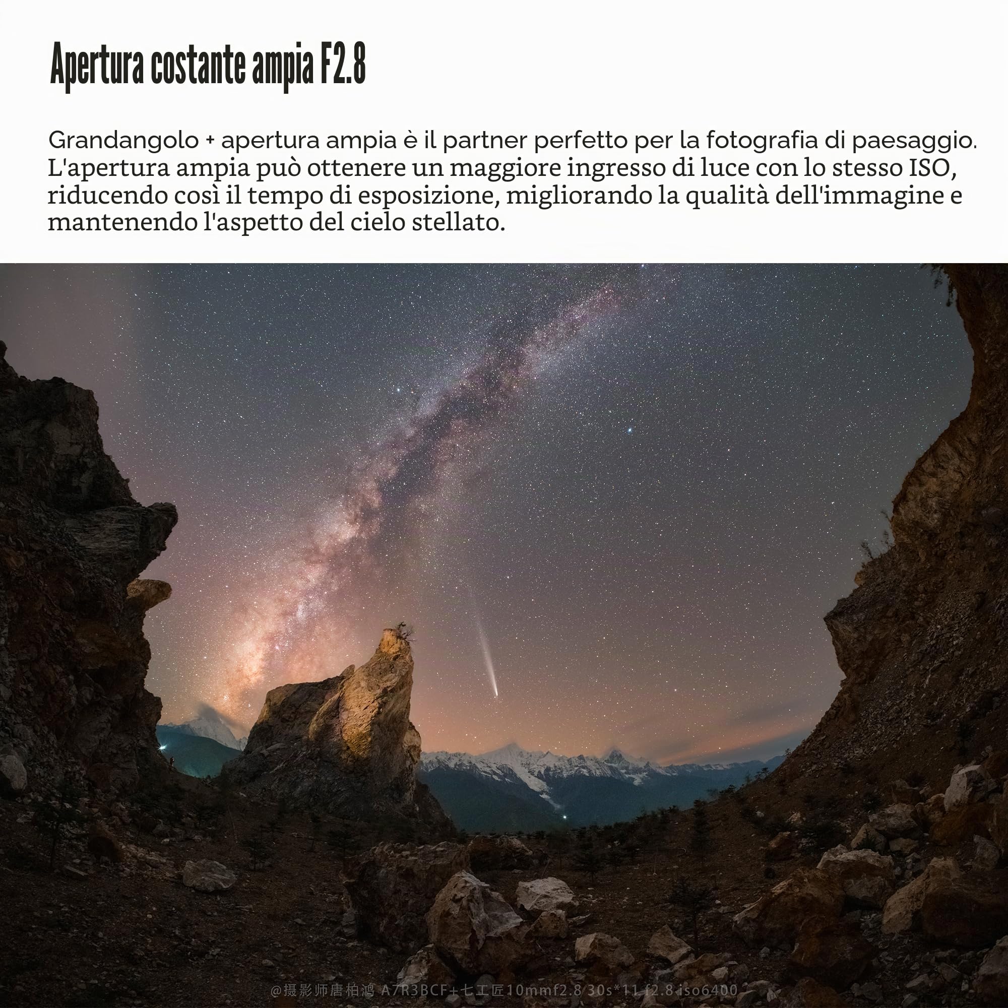 7artisans Obiettivo F2.8 II Full Frame ultra grandangolare Fisheye da 10 mm con messa a fuoco manuale a 185° per fotocamere mirrorless Nikon Z-Mount Z7II/Z6II/Z5/Z6/Z7/Z9
