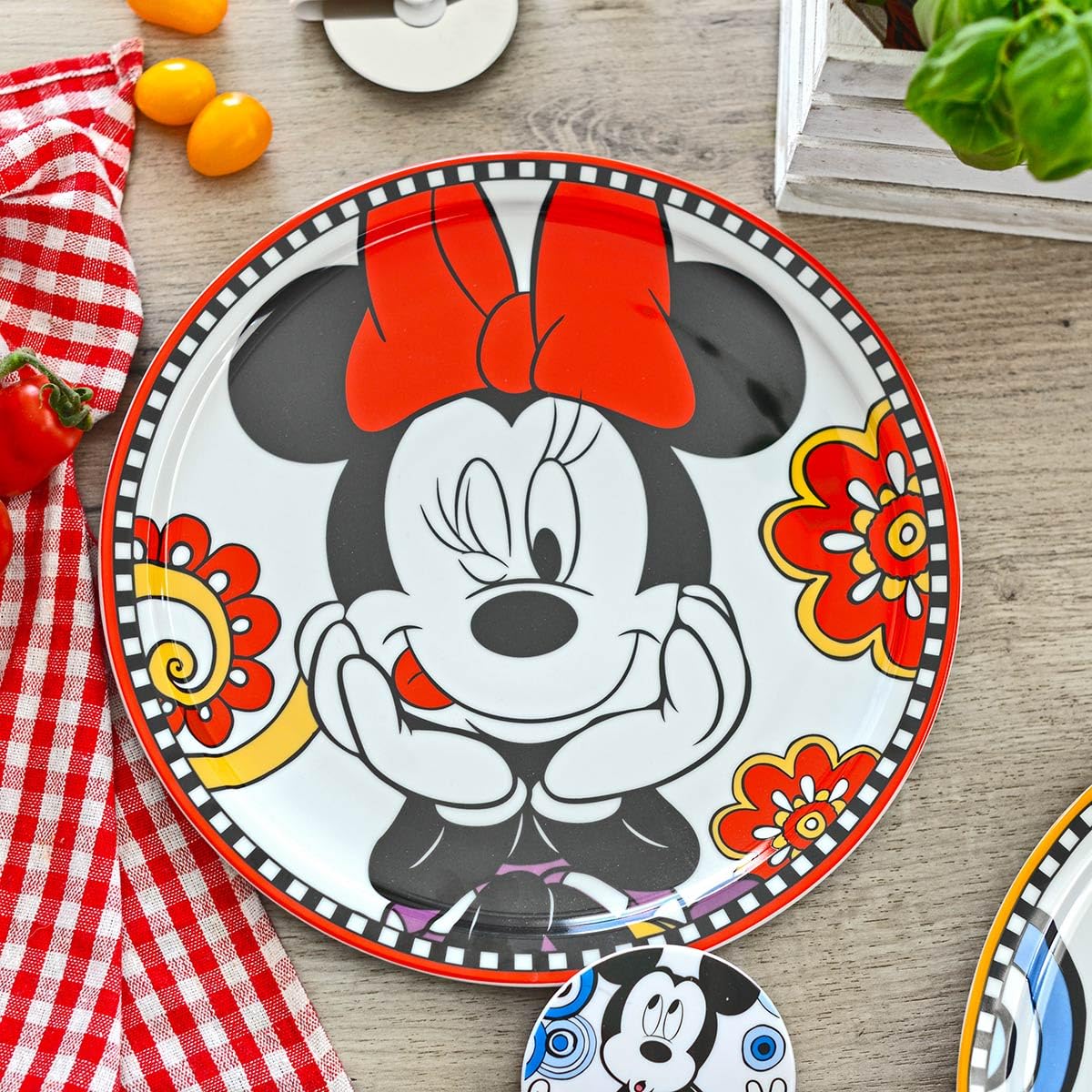 Egan Piatto Pizza Minnie Mouse Disney D.31