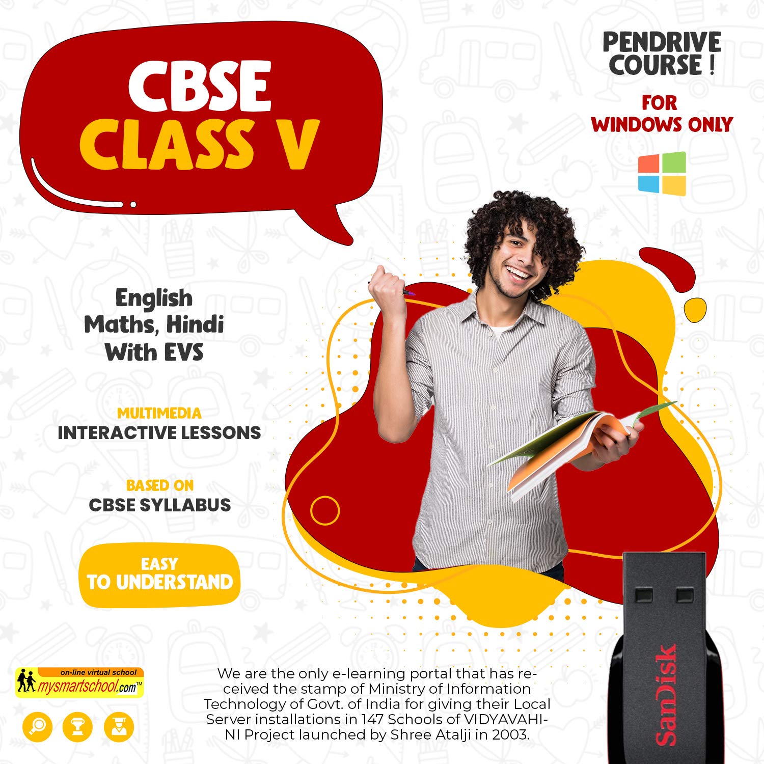 Class 5th CBSE USB Pendrive Course (Engilsh Maths Hindi Evs) with Poems/Stories on Panchtantra/Writings on Festivals Plenty of WORKSHEETS . For Windows (B07DWSP2CG) Amazon Price History, Amazon Price Tracker