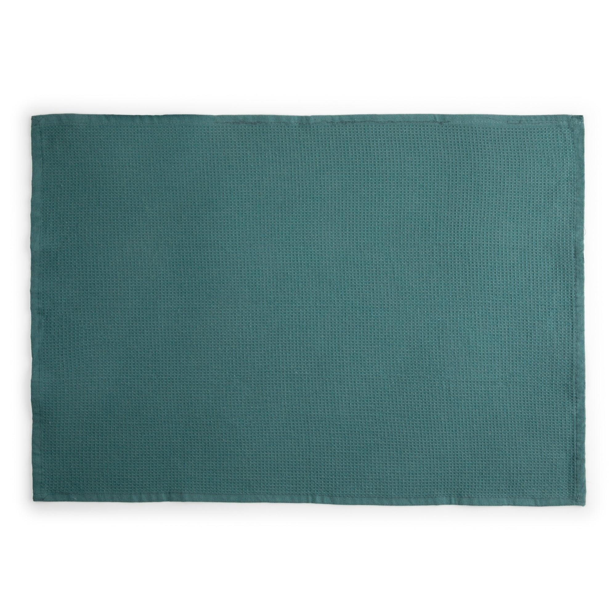 BOSKIMO Torchons Cuisine Coton Premium – Pack de 6 Chiffons Cuisine Microfibre et Éponge, Chiffons Coton Absorbants, Linges de Nettoyage Couleur Vert Naturel