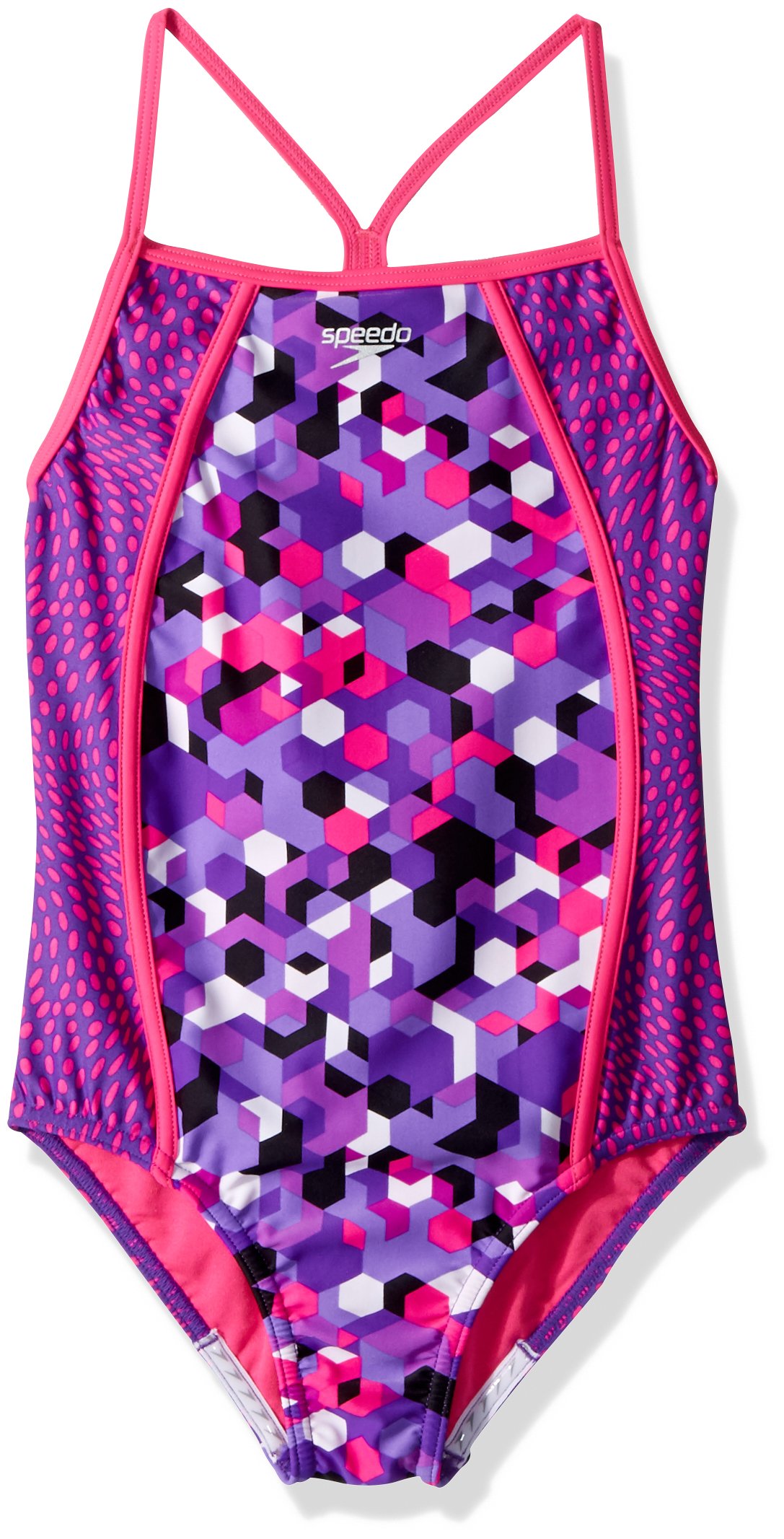 Speedo Girl's Swimsuit One Piece Thin Straps