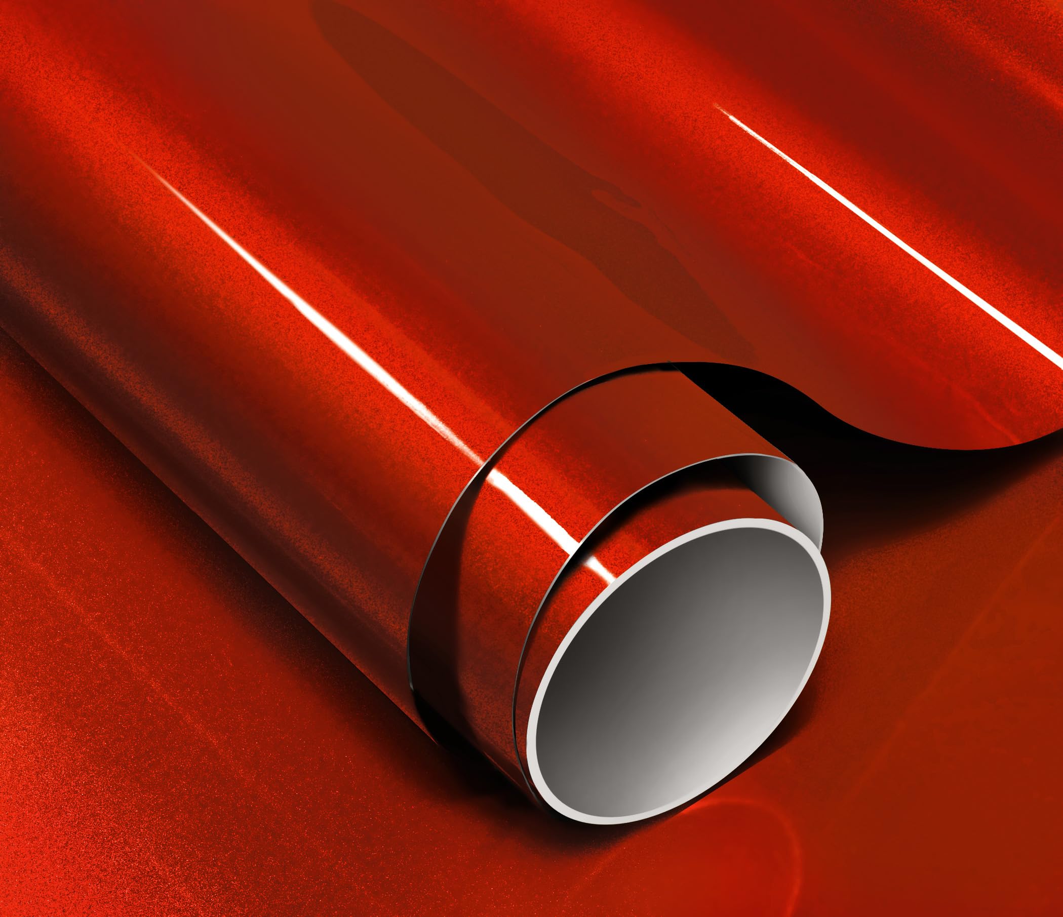 ColorFusion PPF by VViViD, Gloss Sinister Red Dry Apply PPF Vinyl Car Wrap Roll 20ft x 4.9ft