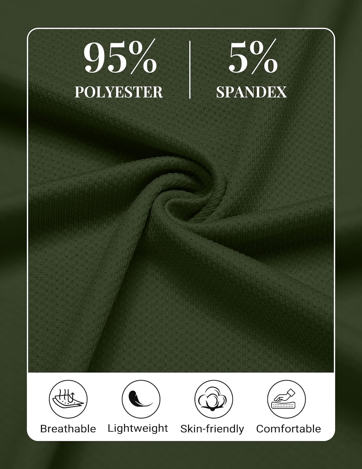 COOFANDY Men's 2 Pieces Outfits Casual Quarter Zip Polo Shirt and Jogging Pants Summer Tracksuits Set - Image 5