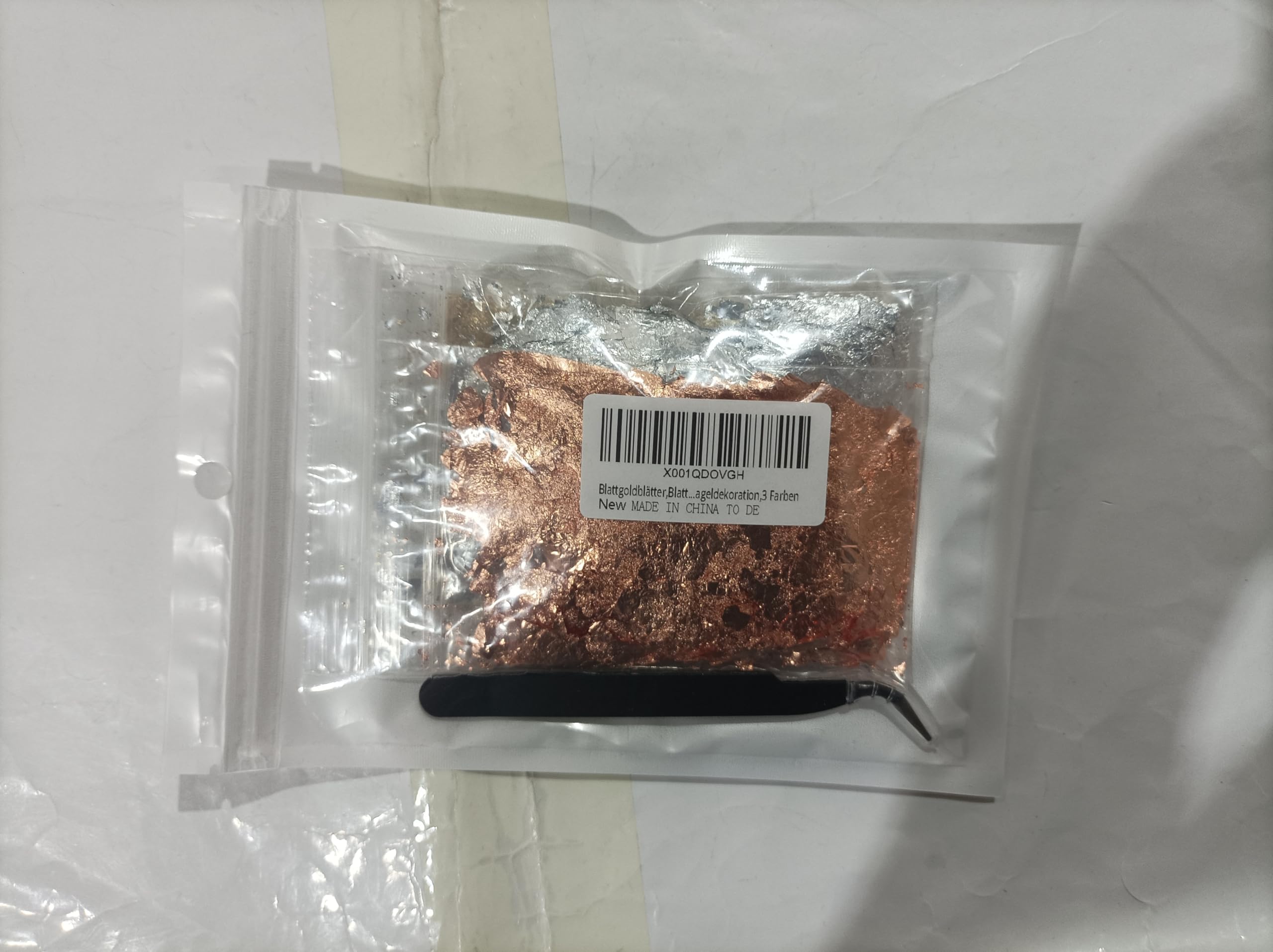 100 Fogli Di Foglia Oro 14x14cm - Lamina Dorata Per Nail Art, Decorazioni Fai Da Te E Progetti Artistici - Foto 11