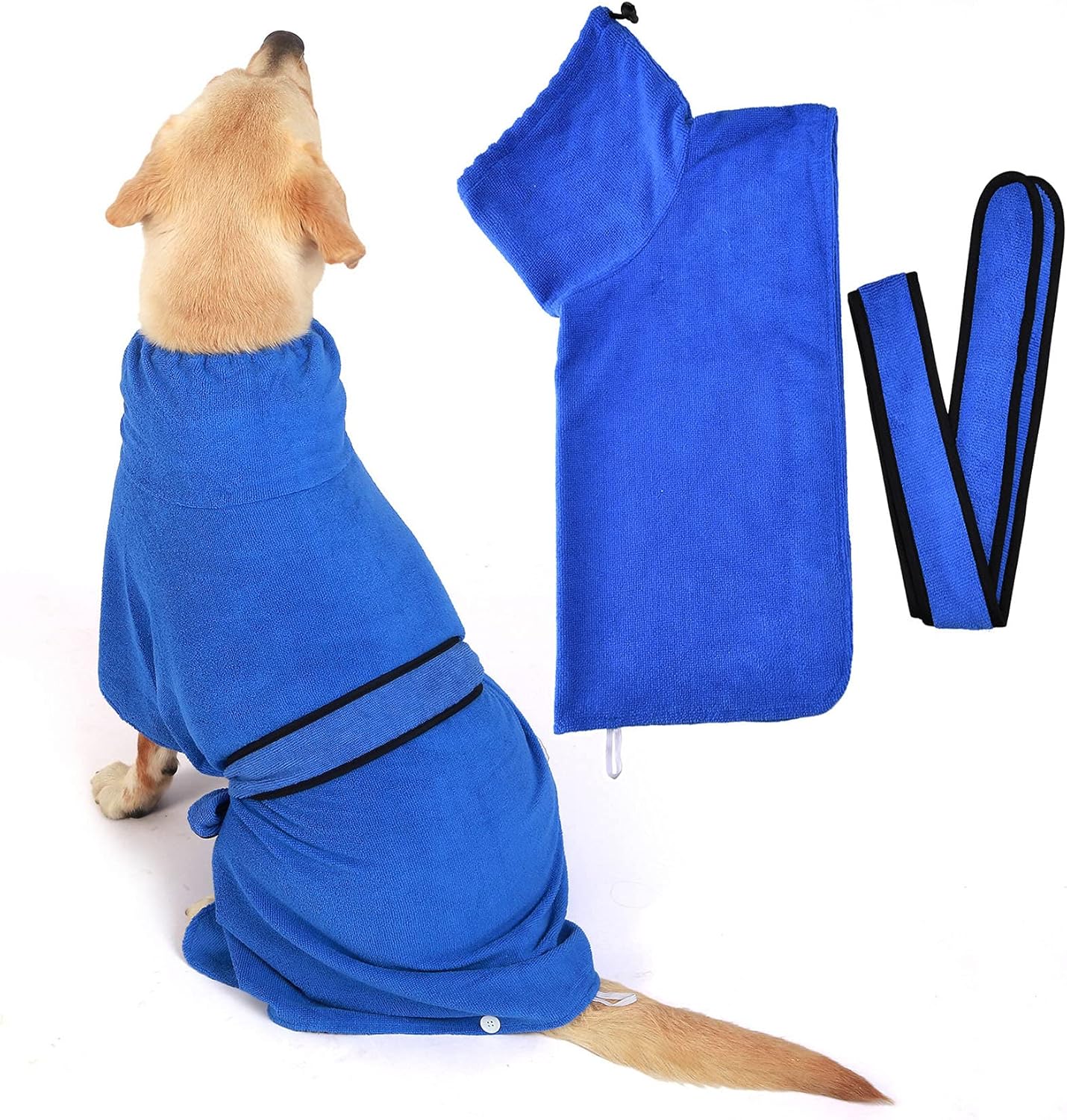 Zunea ペット 犬用 タオル 超吸水 バスローブ 犬 猫用 バスグッズ 体拭き タオル 速乾 柔らかい マイクロ ファイバー お風呂ローブ ふわふわ 暖かい 防寒 犬服 ドッグウェア 洋服 小型犬 中型犬 大型犬 ブルー Xs Faz Co Zm Zunea ペット 犬用 タオル 超吸水 バスローブ 犬 猫用 バスグッズ 体拭き タオル 速乾 柔らかい マイクロ ファイバー お風呂ローブ ふわふわ 暖かい 防寒 犬服 ドッグウェア 洋服 小型犬 中型犬 大型犬 ブルー Xs Faz Co Zm