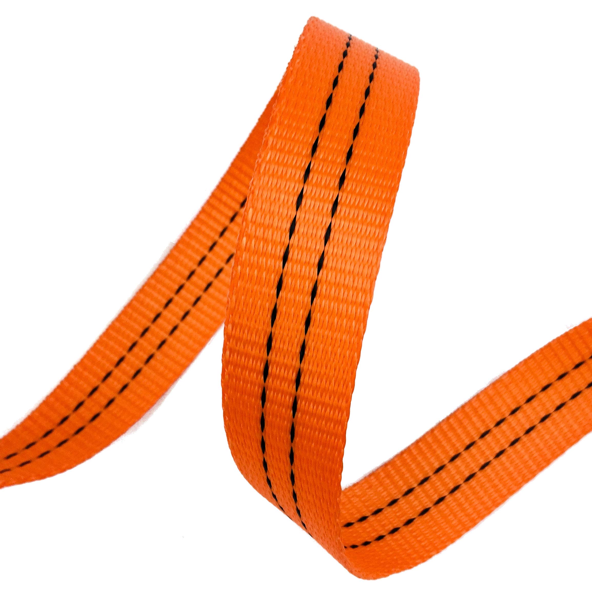 Cinghia Sollevamento Poliestere 2000 Kg - 60mm X 4 Metri, Con Asole, Per Carichi Pesanti