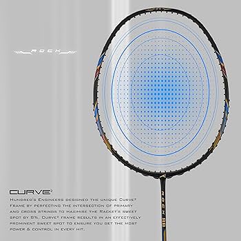 Amazon.com: Hundred Rock 88 Carbon Fibre Strung Badminton