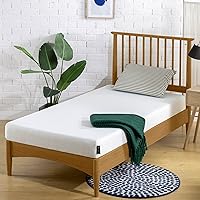 Vista 1 de Colchón viscoelástico, Zinus, de 5 pulgadas, para litera / cama nido / diván, Memory Foam, Caqui