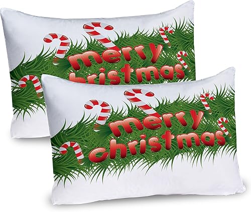 Miniatura 32 de Ambesonne Funda de almohada de Papá Noel, motociclista de Papá Noel, montar en motocicleta, arte pop, estilo retro, efecto de medio tono, funda