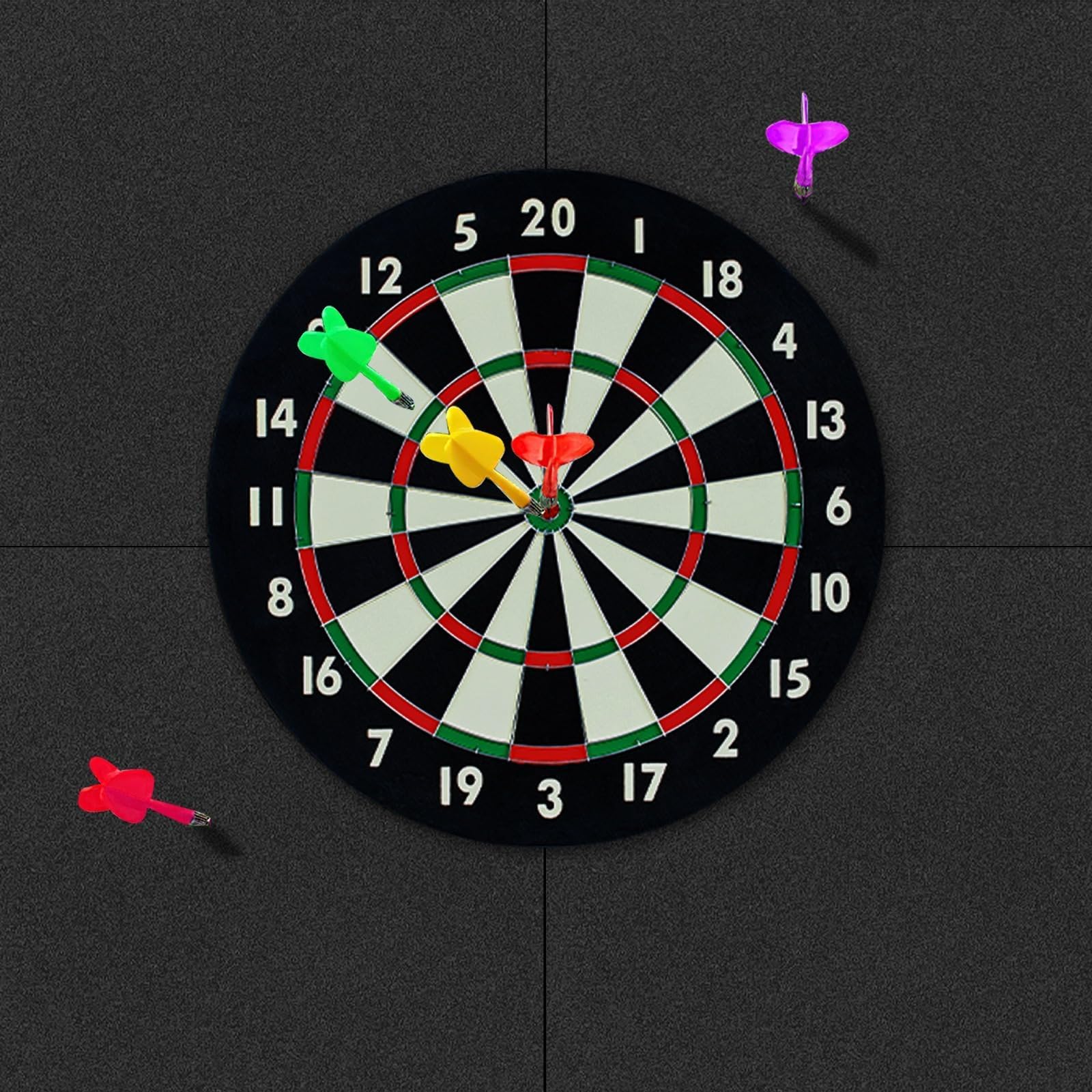 DTOFOOT Dart Board Wall Protector Felt Dartboard Wall Protector Self-Adhesive Dartboard Surround Spliced Dart Board Backing Felt Wall Tiles Cork Dart Board Backer Cork Board