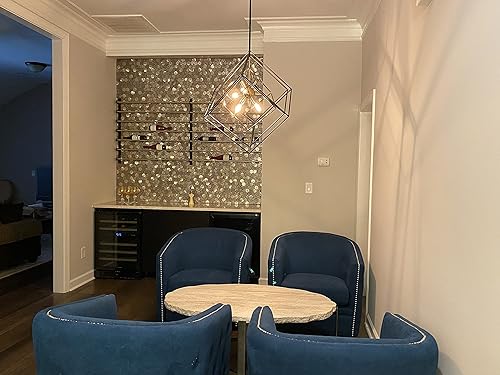 Miniatura 2 de VintageView Evolution Wine Wall 30 3C - Estante moderno para vino (18 botellas, negro mate)