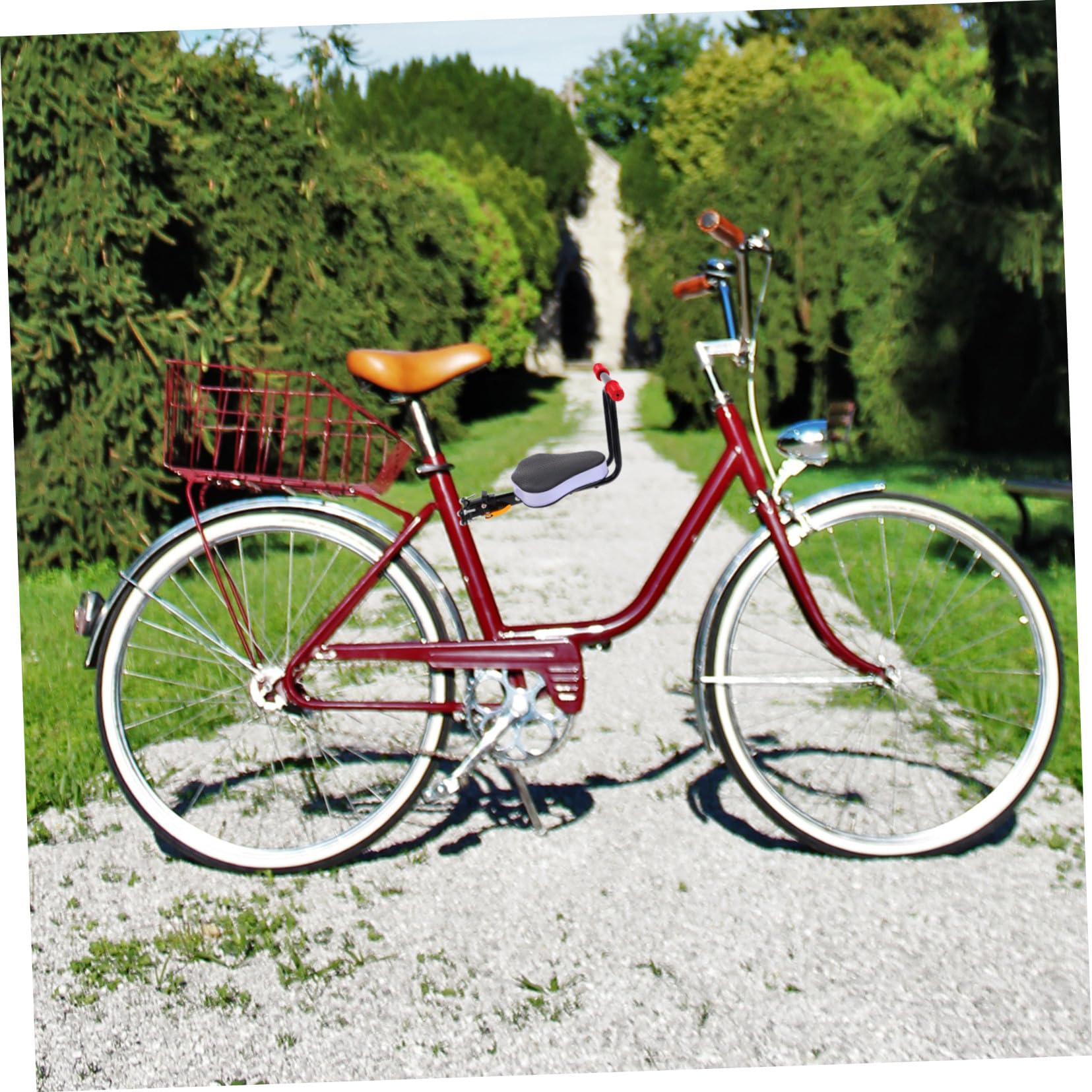 Seggiolino per Ragazzi per Bici Elettrica, Protetto e Confortevole, Struttura in Acciaio al Carbonio, Imbottitura in Spugna, Facile da Installare, Design Pieghevole per Uso