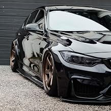 Side Skirts Compatible with BMW M3 F80 M4 F82 2015-2020, Replacement Accessories for BMW Gloss Black