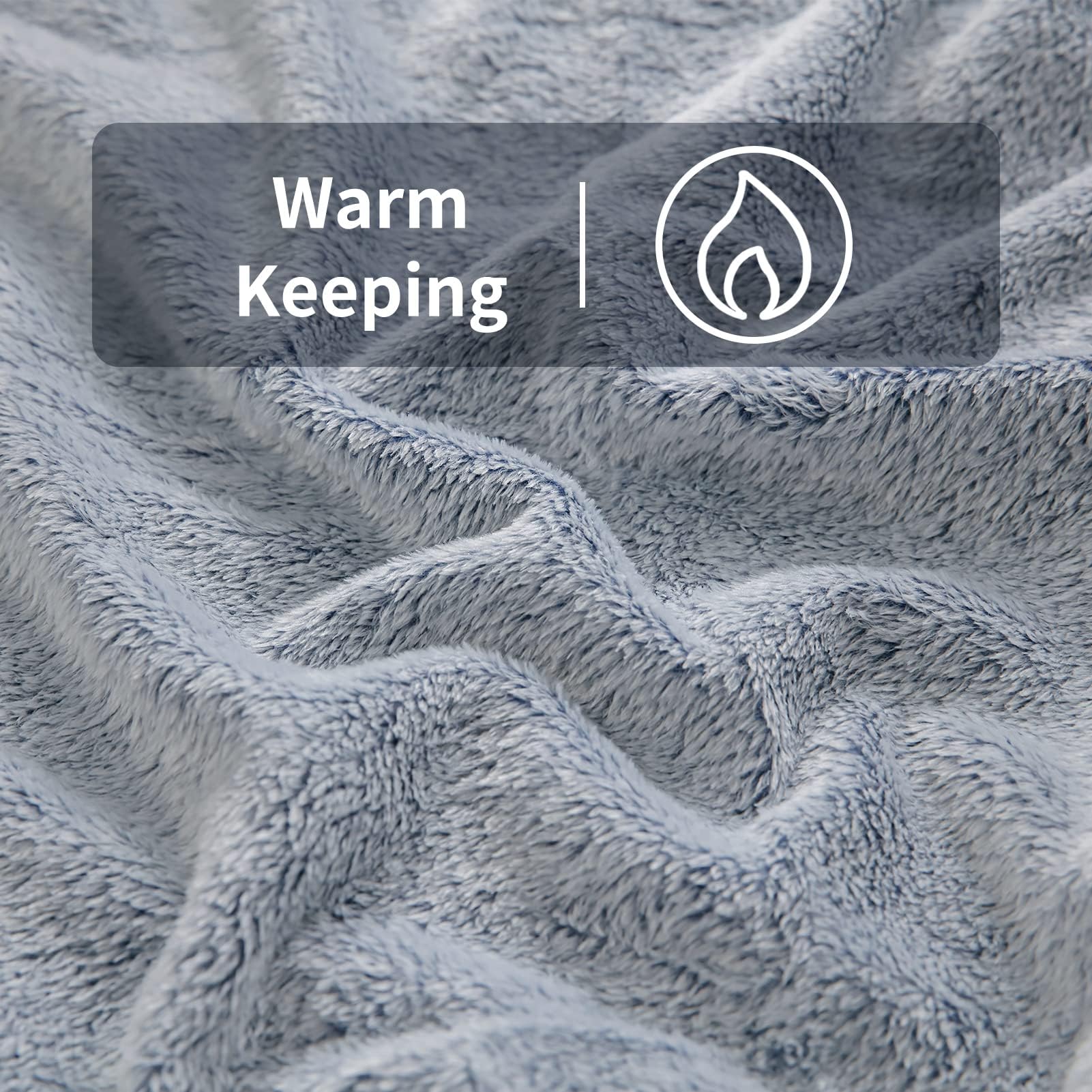 FY FIBER HOUSE Cheetah Print Blanket Blue Leopard Blanket Fluffy Soft Throw for Couch,50"X60": Blue Leopard 40"X50"