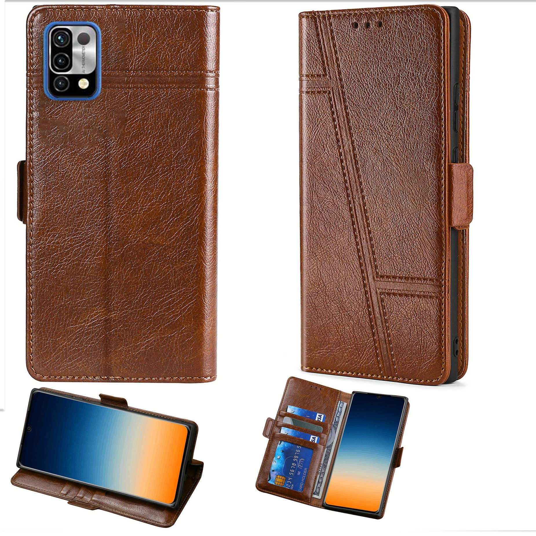 Oujietong Flip Case for UMIDIGI Power 5 Case Phone Stand Cover TXZ