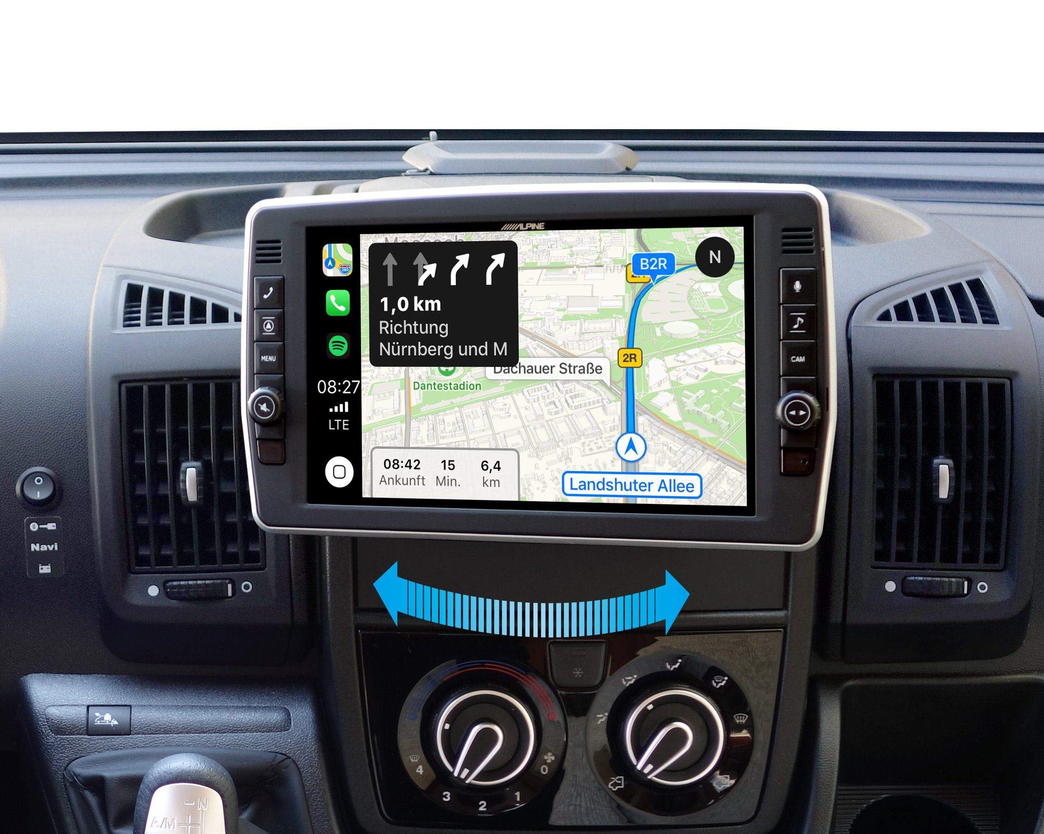 Alpine X903D-DU2 9"-Navigationssystem für Wohnmobile