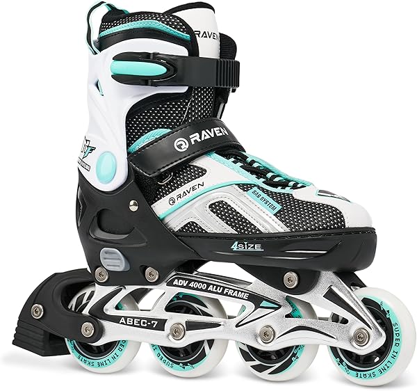 Raven – Patines para niñas, niños, Adultos y niños – Patines con Ruedas – Opción 2 en 1 con Patines de Hielo – Ajustables – Pulse - 2
