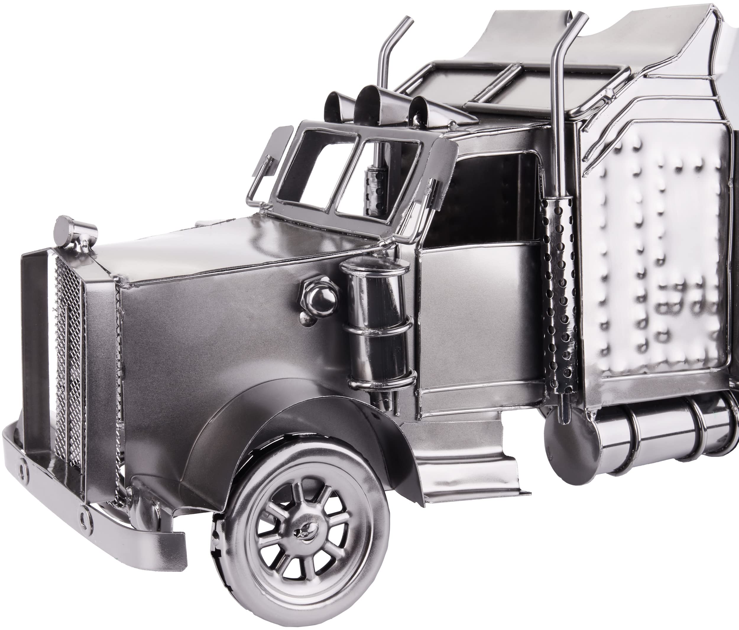 BRUBAKER Porte-bouteille de Bière décoratif - Sculpture en Métal - Idée cadeau - Camion Truck