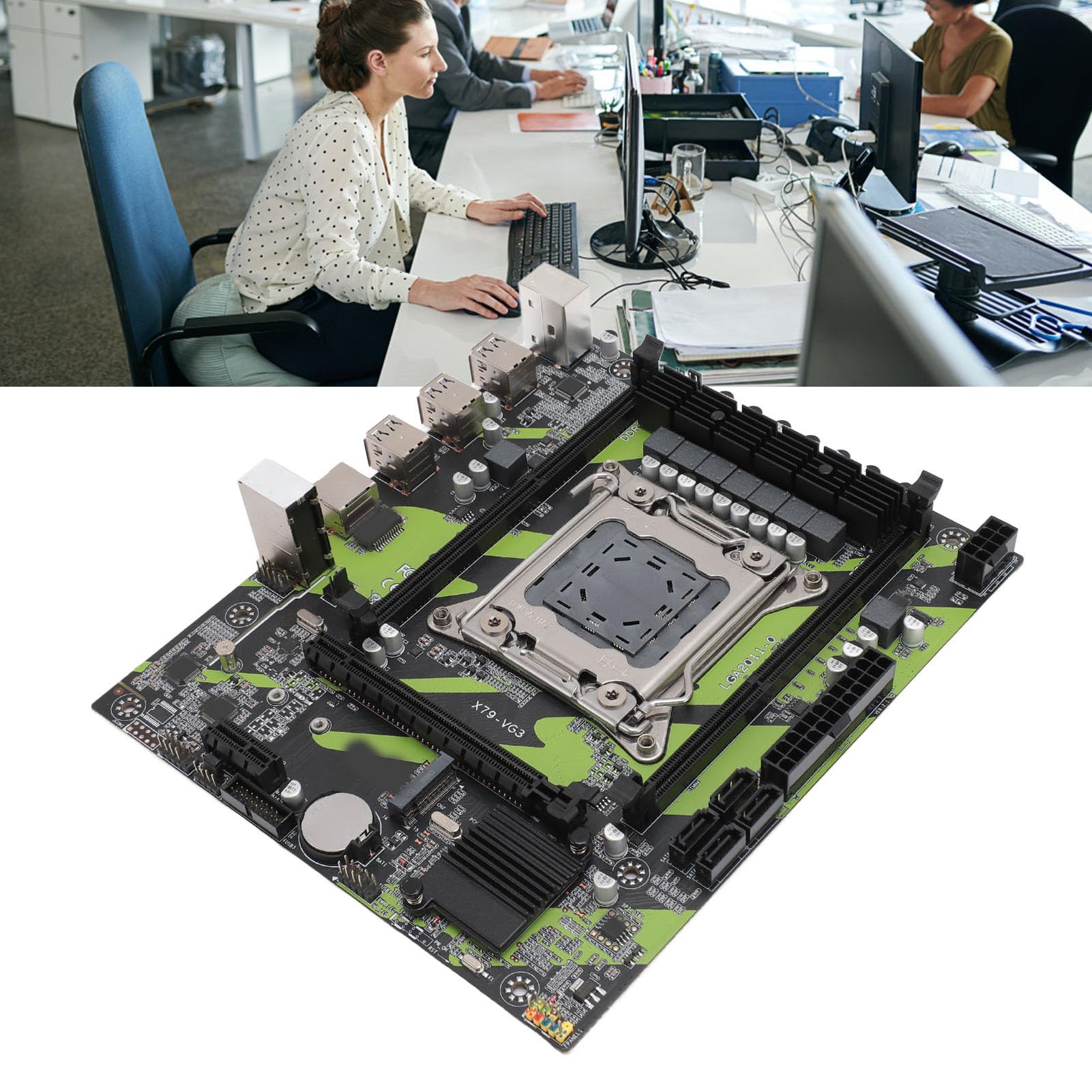 Połowa Procesora Główna, X79 VG3 Kanał Płyty Głównej Mini Płyta Główna Płyta Główna CPU RAM COMBO DDR3 do 4 GB/s Zintegrowana Płyta Główna LGA 2011 na Komputery Informacyjne na