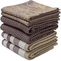 Vista 22 de MyPillow Paquete de 4 paños de cocina, color verde