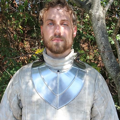 Miniatura 6 de Gorget de guerra de asedio medieval 0.63 oz Armadura