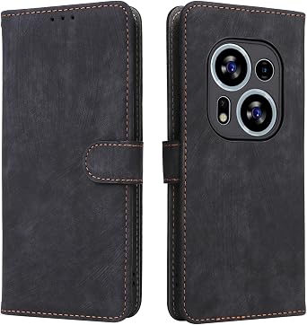 BELLA BEAR Tecno Phantom X2/X2 Pro Case, [RFID Blocking] Tecno Phantom X2/X2 Pro Wallet Case, with [Card Holder][Kickstand Function], Case for Tecno Phantom X2/X2 Pro-Black