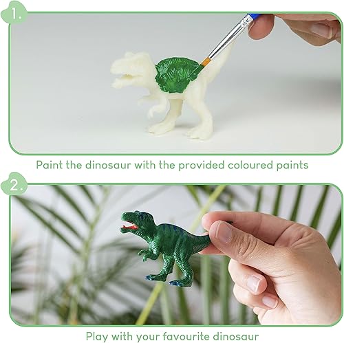 Miniatura 4 de BONNYCO Paquete de 16 recuerdos de fiesta de dinosaurios para niños, paquete de 16 recuerdos de fiesta para niños, bolsas de regalos de dinosaurio,